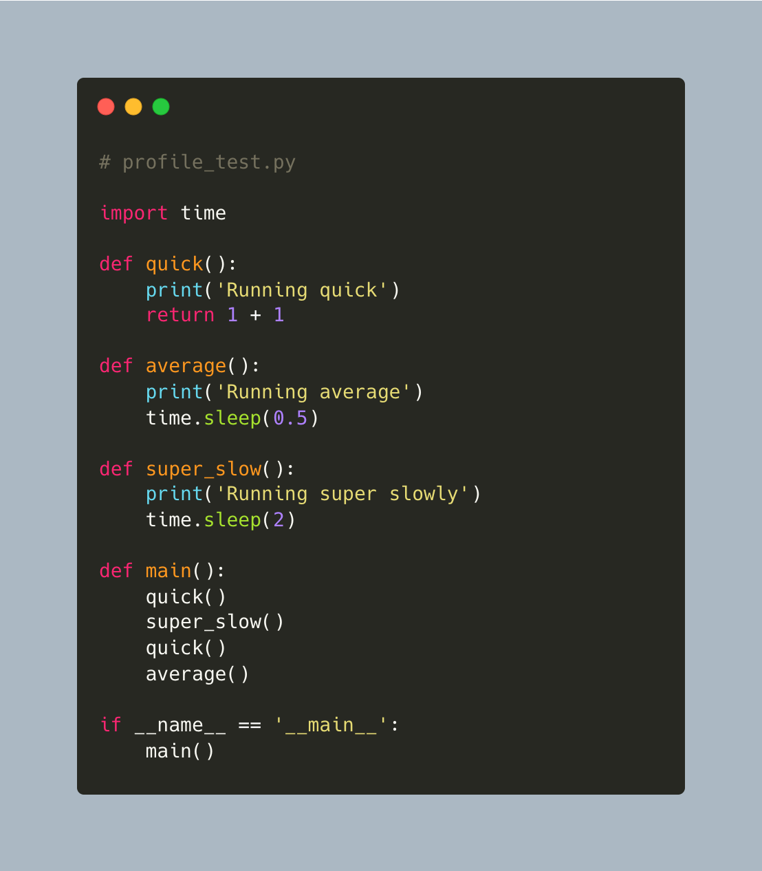 profiling de código python