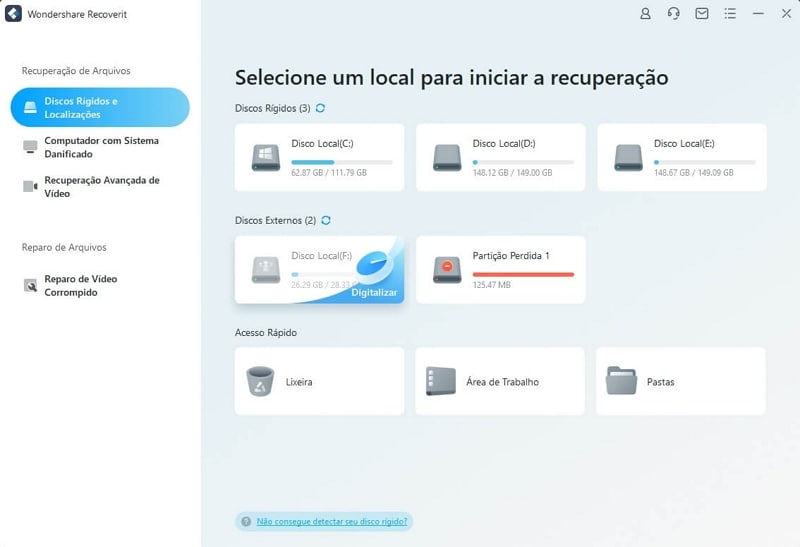 programas para recuperar arquivos apagados do pendrive
