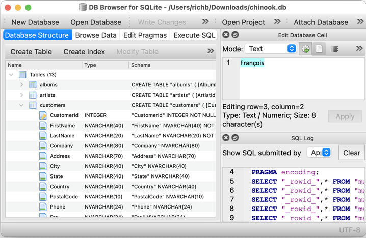 sqlite browser