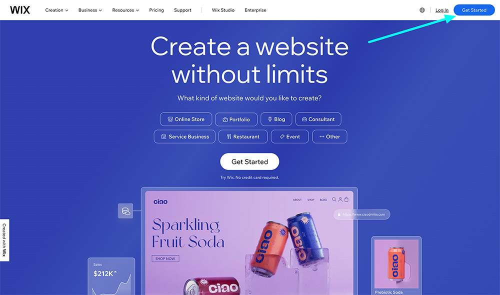 melhores sites criados com wix inteligência artificial